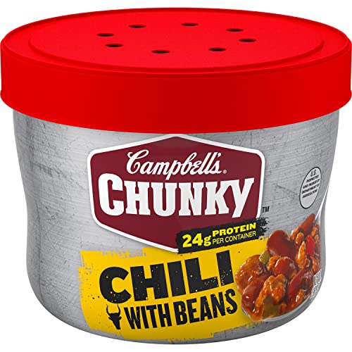 Book Cover Campbell's Chunky Chili with Beans, 19 Ounce Can (Pack of 12)