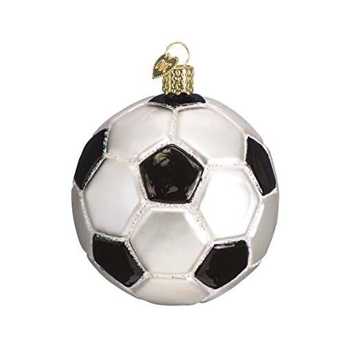 Book Cover Old World Christmas 2020 Christmas Ornament Soccer Ball Glass Blown Ornament for Christmas Tree