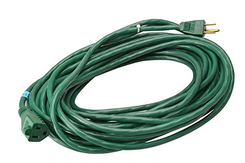 Book Cover Woods 990394 Landscape and Patio Extension Cord, 16/3 SJTW Light Duty, Green 80', 80-Foot