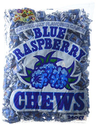 Book Cover Albert's Chews Blue Raspberry,1.53 pounds ,240