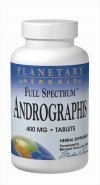 Book Cover Planetary Herbals Andrographis Full Spectrum 400mg, Traditional Winter Herb,120 Tablets