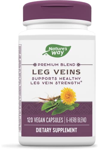 Book Cover Nature's Way Premium Blend Leg Veins; Vegan; 120 Vegan Capsules