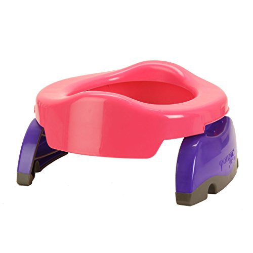 Book Cover Kalencom Potette Plus 2-in-1 Travel Potty Trainer Seat Pink