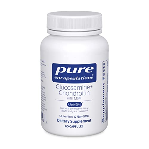 Book Cover Pure Encapsulations Glucosamine Chondroitin with MSM | Supplement to Support Cartilage, Connective Tissue, and Joint Health* | 60 Capsules