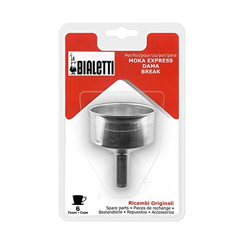 Book Cover Bialetti 06611 Moka Express 6-Cup Replacement Funnel