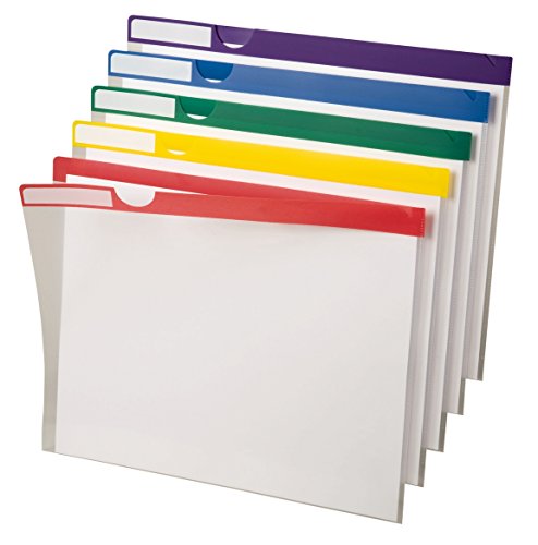 Book Cover Pendaflex Poly Index Folders, 10 Pack, Letter, Assorted (50981EE)