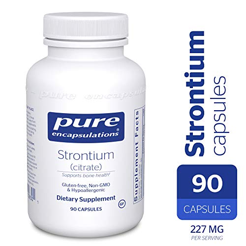 Book Cover Pure Encapsulations - Strontium (Citrate) - Hypoallergenic Dietary Supplement to Support Healthy Bones* - 90 Capsules