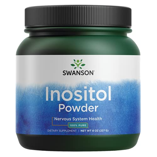 Book Cover Swanson 100% Pure Inositol Powder - Natural Supplement Promoting Focus & Relaxation - Nerve & Cellular Support (8oz)
