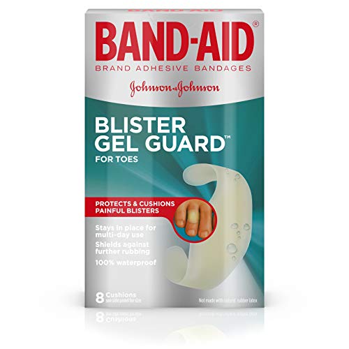 Book Cover Band-Aid Brand Blister Protection, Adhesive Bandages For Fingers And Toes, 8 Count