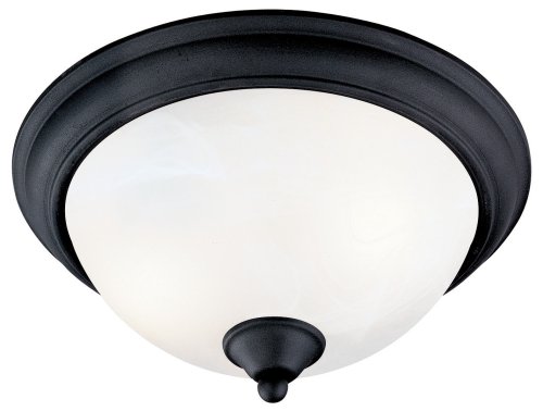 Book Cover Hardware House 545061 Tuscany 12-1/2-Inch by 6-Inch Ceiling Lighting Fixture Textured Black