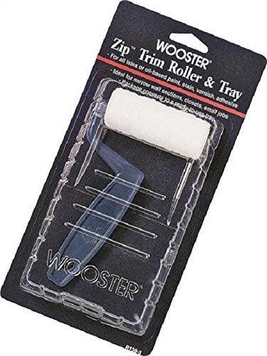 Book Cover Wooster R138-3 Zip Trim Roller and Tray, 3-Inch