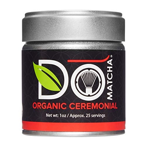 Book Cover DoMatcha - Organic Ceremonial Green Tea Matcha Powder, Natural Source of Antioxidants, Caffeine, and L-Theanine, Promotes Focus and Relaxation, Kosher, 25 Servings (1 oz)