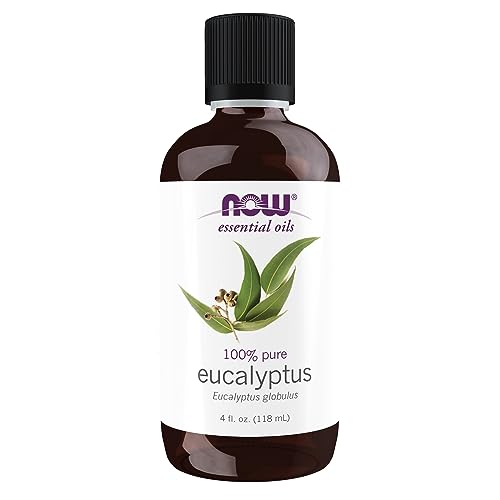 Book Cover NOW Essential Oils, Eucalyptus Oil, Clarifying Aromatherapy Scent, Steam Distilled, 100% Pure, Vegan, Child Resistant Cap, 4-Ounce