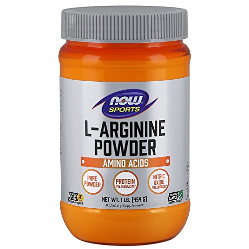 Book Cover NOW Sports Nutrition, L-Arginine Powder, Amino Acids, 1-Pound