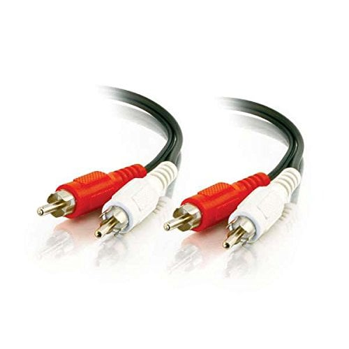 Book Cover C2G 40465 Value Series RCA Stereo Audio Cable, Black (12 Feet, 3.65 Meters)