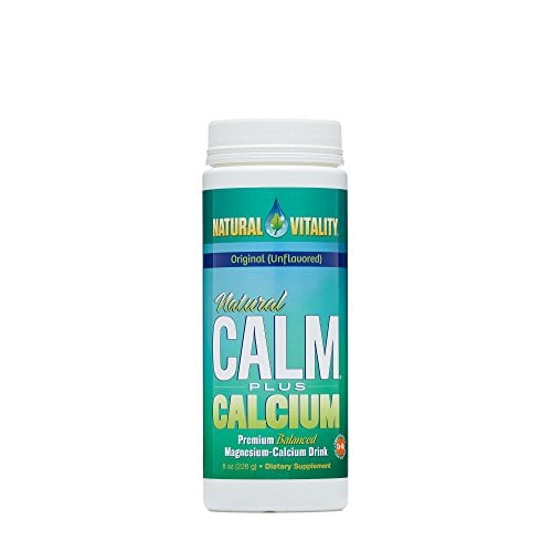 Book Cover Natural Vitality Calm PLUS Calcium Supplement Powder, Original - 8 ounce (Packaging May Vary)