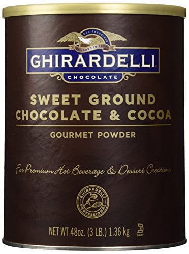 Book Cover Ghirardelli Chocolate Sweet Ground Chocolate & Cocoa Beverage Mix, 48 oz Canister