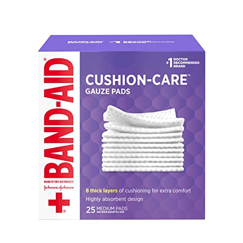 Book Cover BAND-AID® Brand CUSHION-CARE™ Gauze Pads 3in x 3in, 25 count