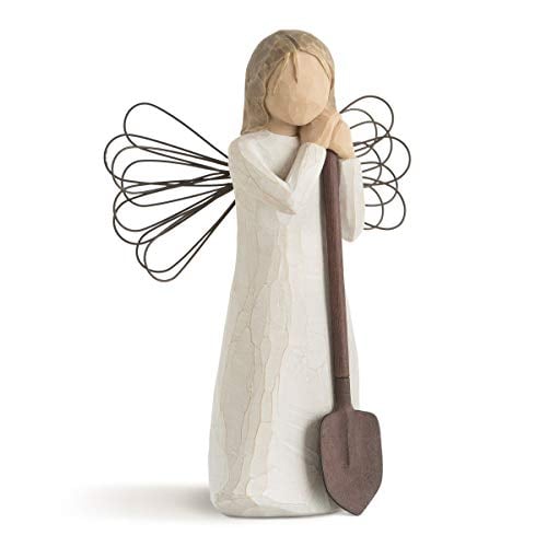 Book Cover Willow Tree Angel of The Garden, Bringing Forth a Garden of Love and Beauty, Gift to Celebrate Friendships, People with Green Thumbs, Sculpted Hand-Painted Angel Figurine