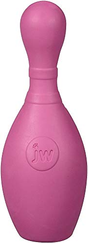 Book Cover JW Pet Bouncin' Bowlin Pin Dog Toy Assorted Bright Colors 3 Sizes,Large