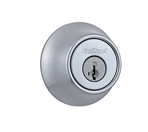 Book Cover Kwikset 660 Single Cylinder Deadbolt featuring SmartKey Security in Satin Chrome