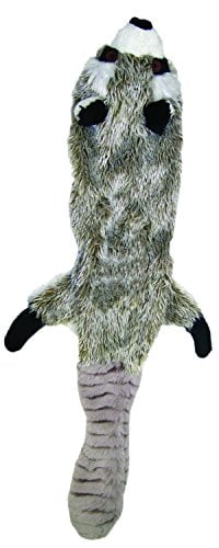 Book Cover Ethical Pets Mini Skinneeez Raccoon 14-Inch Stuffingless durable squeaker Dog and Cat Toy.