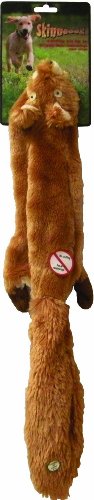 Book Cover Ethical Pet Plush Skinneeez 24-Inch Dog Toy, Squirrel
