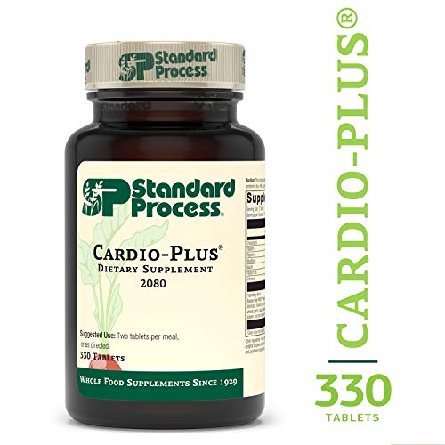 Book Cover Standard Process - Cardio-Plus - Cardiovascular Supplement, Vitamin C, E, and B6, Riboflavin, Niacin, Selenium, Antioxidants, Supports Heart Health and Muscle Function - 330 Tablets