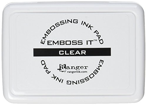 Book Cover Ranger 1-Piece Emboss It Ink Pad-Clear