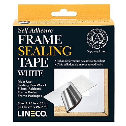 Book Cover Frame Sealing Tape Color: White