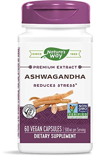 Book Cover Nature's Way Natures Way Ashwagandha Standardized Extract 60 Vcaps (2 Pack)