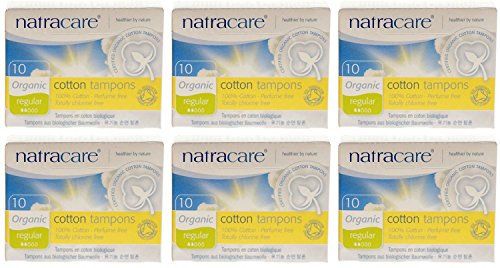 Book Cover NATRACARE Organic Regular Tampons with Applicator ,16 Count (Pack of 3)
