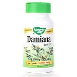 Book Cover Natures Way Damiana, 100 Caps (Pack of 3)