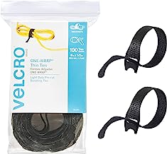 Book Cover VELCRO Brand ONE-WRAP Cable Ties, 100Pk, 8 x 1/2