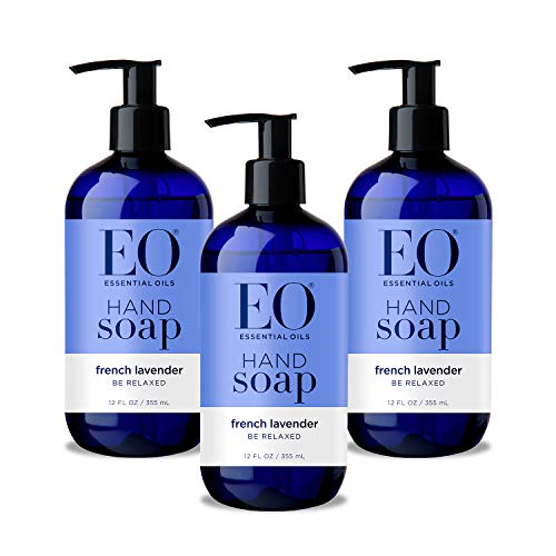Book Cover EO Botanical Liquid Hand Soap, French Lavender, 12 Ounce (Pack of 3)