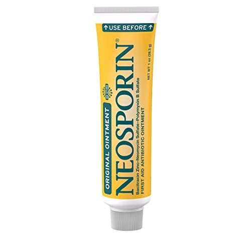 Book Cover Neosporin First Aid Antibiotic Ointment, 1-Ounce (300810730877)