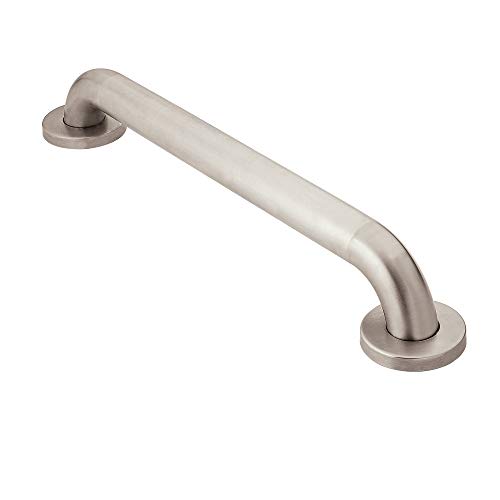 Book Cover Moen R8736P Home Care Bathroom Safety 36-Inch Grab Bar with Concealed Screws, Peened