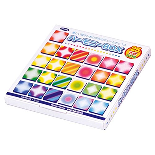 Book Cover Aitoh 23-1022 Harmony Origami Paper Boxed Set, 5.875 by 5.875-Inch, 200-Pack