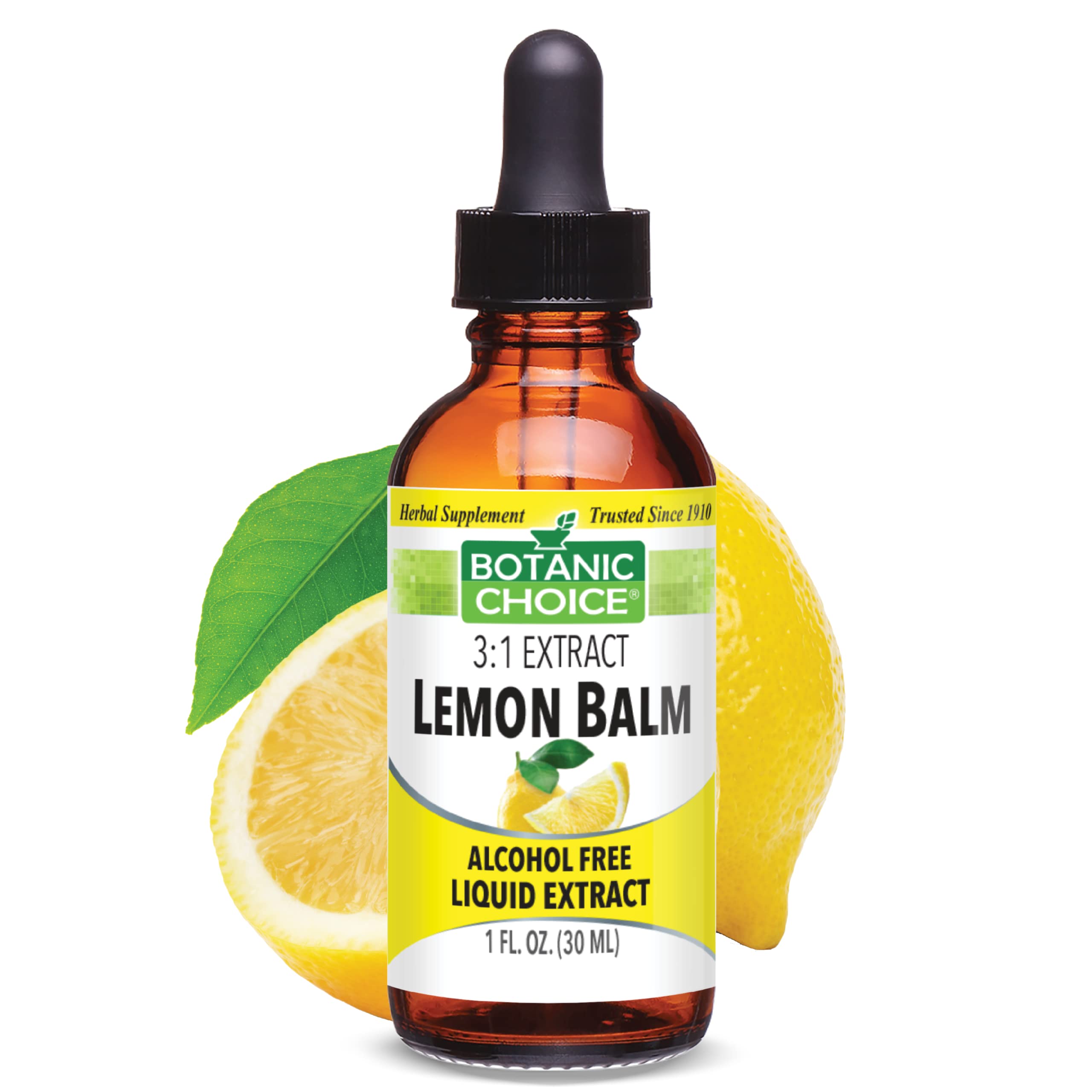 Book Cover Botanic Choice Lemon Balm Tincture - Lemon Balm Oil Calm Drops for Relaxation and Pure Sleep – Alcohol Free Liquid Extract - 1 Fl Oz/30mL