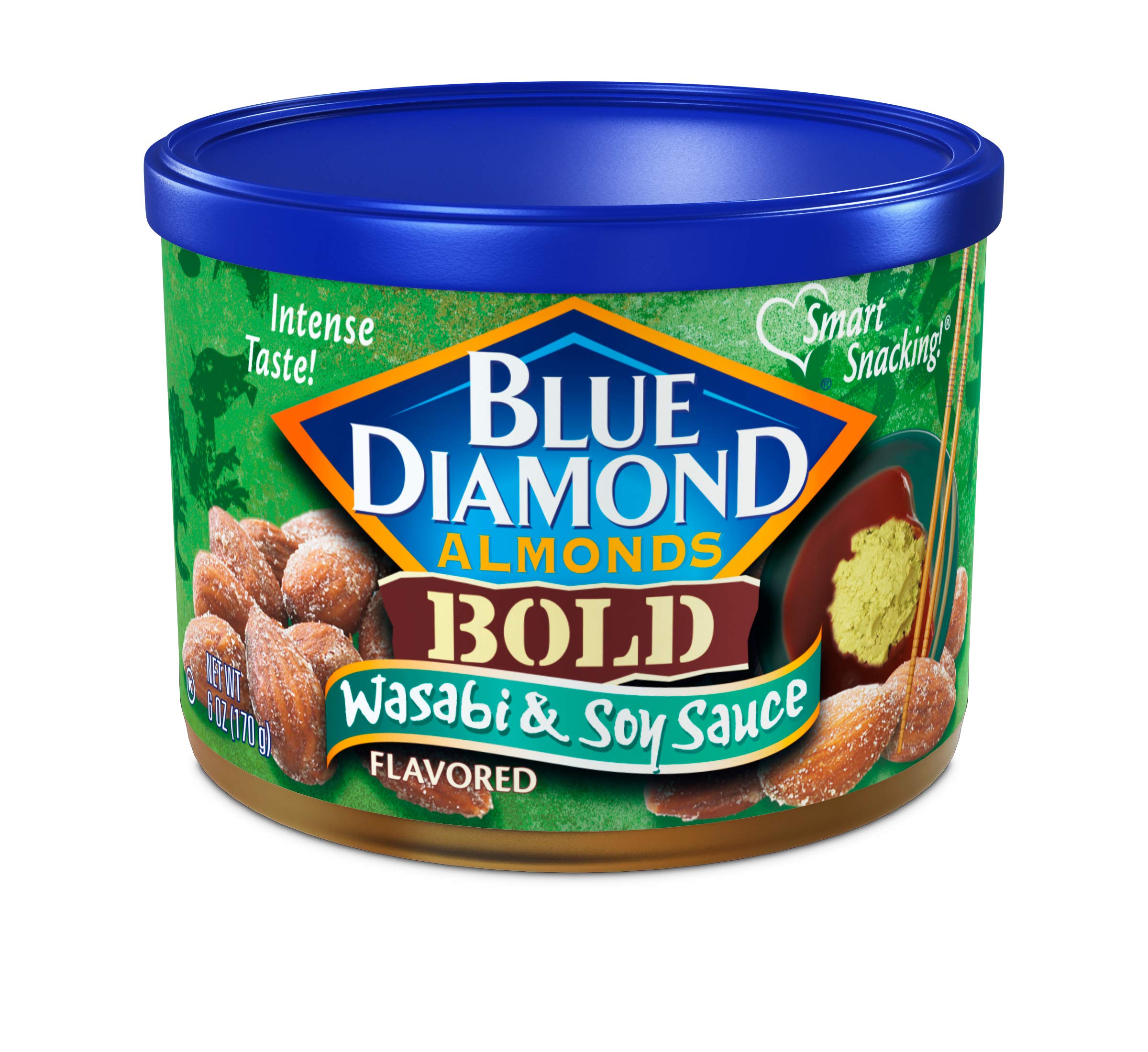 Book Cover Blue Diamond Almonds, Bold Wasabi & Soy Sauce, 6 Ounce (Pack of 6) Wasabi & Soy Sauce 6 Ounce (Pack of 6)