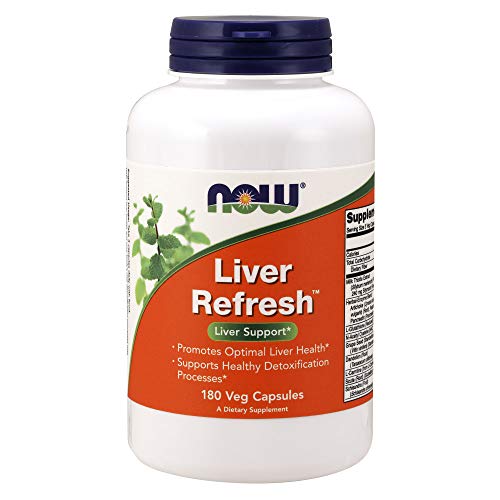 Book Cover Now Supplements, Liver RefreshTM with Milk Thistle Extract and Unique Herb-Enzyme Blend, 180 Veg Capsules