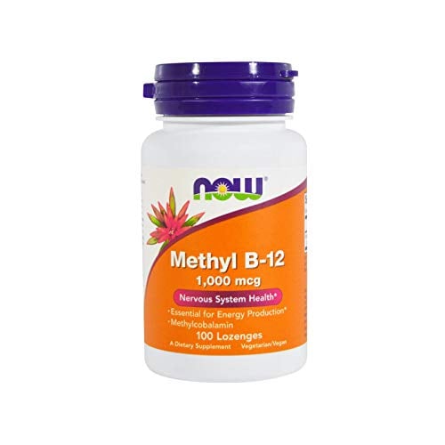 Book Cover Now Supplements, Methyl B-12 1000 mcg, 100 Lozenges