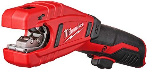 Book Cover Milwaukee 2471-20 M12 Cordless Lithium Ion 500 RPM Copper Pipe and Tubing Cutter Adjustable from 3/8