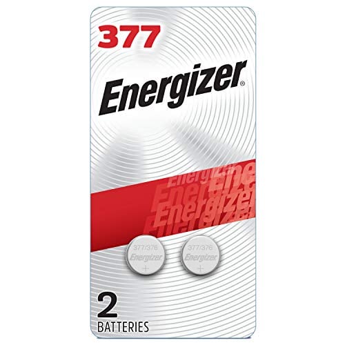 Book Cover Energizer Silver Oxide 377 Batteries (2 Battery Count) - Packaging May Vary