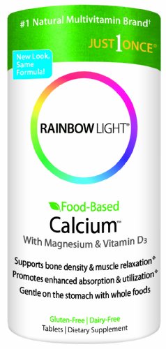 Book Cover Rainbow Light, Food-Based Calcium, 180 Count (Pack of 2)