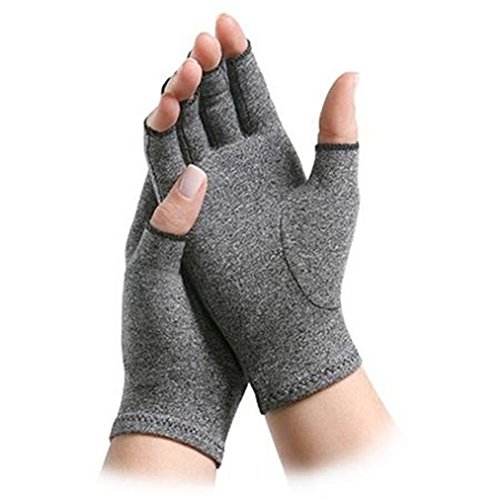 Book Cover IMAK Compression Arthritis Gloves- Premium Arthritic Joint Pain Relief Hand Gloves for Rheumatoid & Osteoarthritis - Ease of Use Seal from Arthritis Foundation