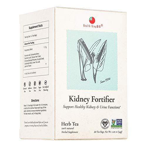 Book Cover Health King Kidney Fortifier Herb Tea, Teabags, 20-Count Box (Pack of 4)