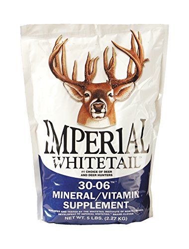 Book Cover Whitetail Institute 30-06 Mineral and Vitamin Supplement for Deer Food Plots, Provides Antler-Building Nutrition and Attracts Deer, Original, 20 lbs