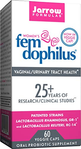 Book Cover Fem-Dophilus, 5 Billion Organisms Per Cap, Supports Vaginal and Urinary Tract Health, 60 Count (Cool Ship, Pack of 3)