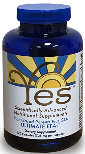 Book Cover ULTIMATE EFAs Yes Parent Essential Oils Plant Based Organic Ingredients, Omega 3 6, Vegetarian So No Fishy Aftertaste, Keto Friendly, Based On The Peskin Protocol, 120 Capsules.